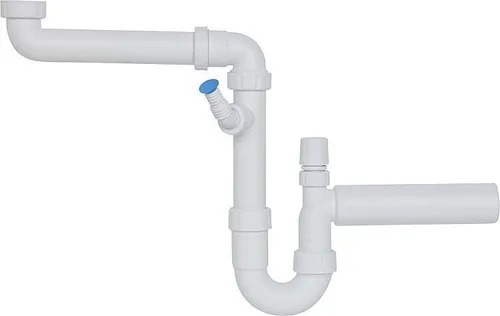 HAAS Raumsparsifon Kunststoff mit Rohrbelüfter DN40