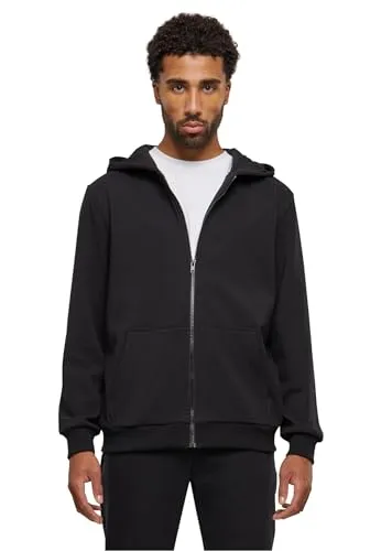 Urban Classics Herren Cozy Zip Hoody - Kapuzenpullover für Herren mit lockerer Passform, aus weichem Material für höchsten Tragekomfort und ideale für Sport und Freizeit.