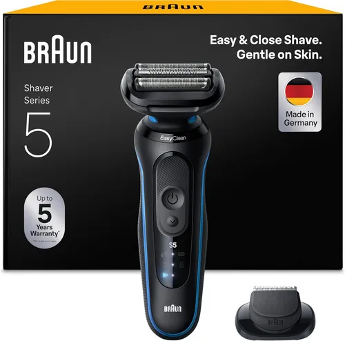 Braun Series 5 Rasierer Herren Elektrisch, 50 Min. Akku