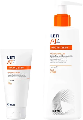 LETI Pharma GmbH LETI AT4 Intensivcreme 100 ml + LETI AT4 Körpermilch 250 ml -