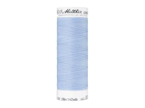 Mettler SERAFLEX elastischer Nähfaden 130 m blass blau Fb. 36