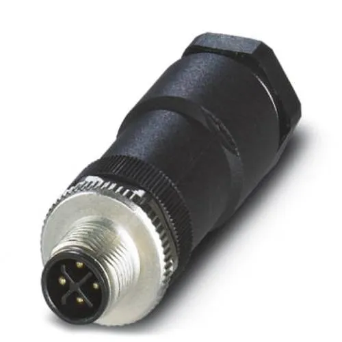 Phoenix Contact 1404641 Sensor-/Aktor-Steckverbinder, unkonfektioniert M12 Stecker, gerade Polzahl Sensoren: 4 1 St.