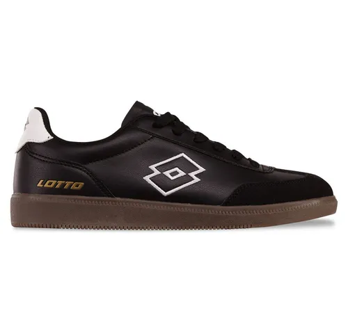 Lotto Sneaker schwarz 44 EU - Sportliche Sneaker in Größe 44, ideal für aktive Freizeit. Fällt klein aus, bitte eine Größe größer bestellen. Robustes Obermaterial aus Synthetik und leicht profiliertes Gummi-Laufsohlenmaterial für optimalen Halt.