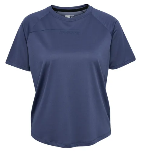 hummel Trainings-Shirt hmlCOURT Light Weight (atmungsaktiv, leicht) indigoblau Damen, Größe: L