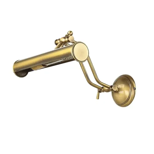 Licht-Erlebnisse Premium Wandleuchte aus Echt-Messing von Licht-Erlebnisse