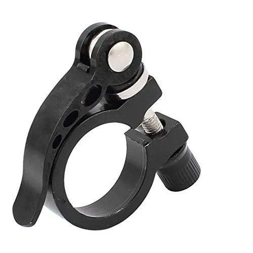 sourcing map 30mm Rennrad Sattelstütze Klemme Fahrrad Radfahren Rohrschellen schwarz