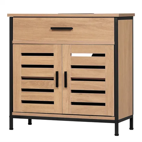 EUGAD Waschbeckenunterschrank in beige von Eugad