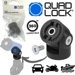 QUAD LOCK 360 Knuckle Adaptor Motorrad Winkelstück verstellbar Handy Halter