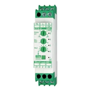 Schalk ETD 2 Tastdimmer - Smart Home Dimmer für LED und Energiesparlampen, mit individueller Programmierung und automatischer Dimmart-Erkennung für optimalen Lichtkomfort.