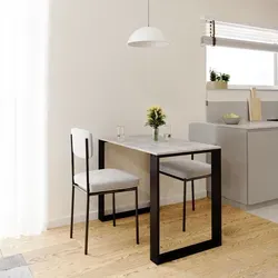 AKKE Beton LOFT Tisch mit schwarzen Beinen 50x50x75 cm - Esstisch mit stabiler 18 mm laminierten Tischplatte und modernen schwarzen Beinen. Ideal für gemütliche Mahlzeiten oder als Buffettisch, schnell in nur 5 Minuten aufgebaut.