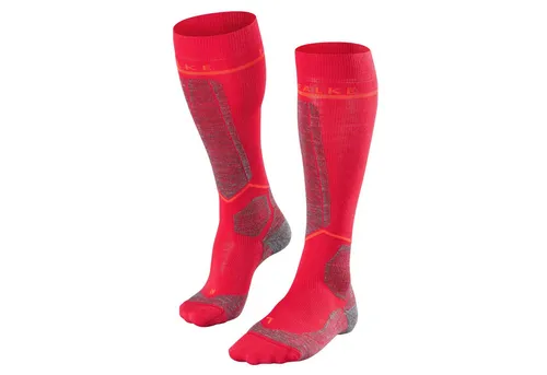 Falke SK Compression Energy Damen Skiing Kniestrümpfe - Komfort und Leistung in Rose (8564) 35-38 W1 - Warme Skisocken und Skistrümpfe für Frauen, mit gradueller Kompression zur Verbesserung der Durchblutung und optimaler Passform für schmale Füße, die für höchsten Tragekomfort sorgen.