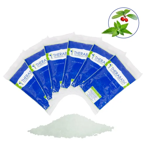 Therabath PRO Paraffin 6 Beutel à 454 g, Wintergreen/Menthol - Spa & Bad-Geräte, wohltuende Wärme für müde Muskeln und Gelenke, ideal für die professionelle Anwendung.