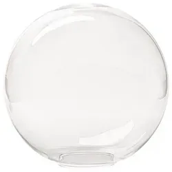 Kugelglas Lampenglas klar transparent Ø 25cm ohne Kragen