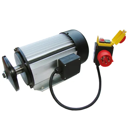 CROSSFER 400V Wippkreissäge Motor mit Blattflansch - Universalmotor für Kreissägen, leistungsstarker 5,7 kW Asynchronmotor mit IP54 Schutz, ideal für präzises Schneiden in der Holzverarbeitung.