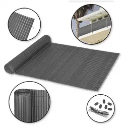 Ribelli® PVC Sichtschutzmatte 120 x 300 cm, Anthrazit