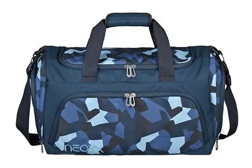 Neoxx Move Sporttasche - 25L, geräumiges Hauptfach mit Nassfach, schmutzabweisender Boden und verstellbarer Schultergurt