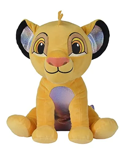 Simba Disney 100 Jahre Party Plüschtier 35cm - Plüschfigur zur Feier des 100-jährigen Jubiläums von Disney, mit buntem Party Look und schimmernden Farben. Kuschelweich und ideal zum Schmusen, perfekt für Kinder und Disney-Fans jeden Alters.