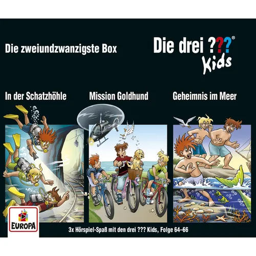 Europa Die drei DREI FRAGEZEICHEN kids - 22 Box (F64-66) (58710572)