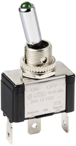TRU COMPONENTS TC-11193844 Kippschalter 12 V/DC 20A 1 x Aus/Ein rastend 1St.