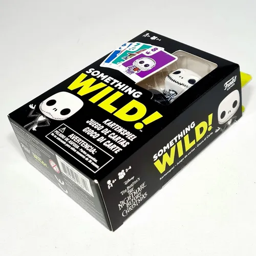 Tim Burton Kartenspiel NIGHTMARE BEFORE CHRISTMAS Quartett SOMETHING WILD Disney