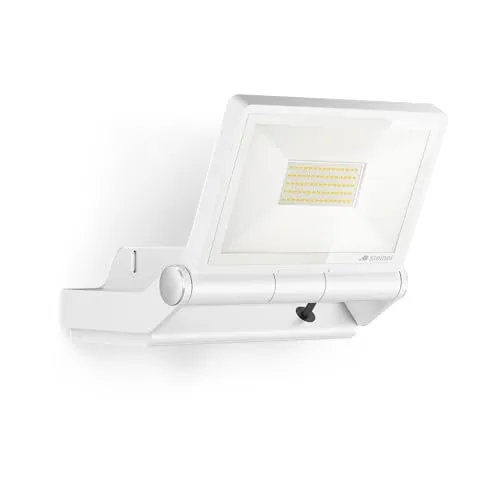 Steinel LED Strahler XLED PRO ONE Max Weiß, 6093 lm Flutlicht, Aluminium Fluter, Panel schwenkbar, vernetzbar