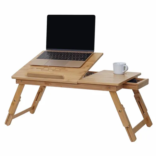 MCW Laptoptisch Beige aus Holz, 55x28x35 cm von Moderne-Wohnideen