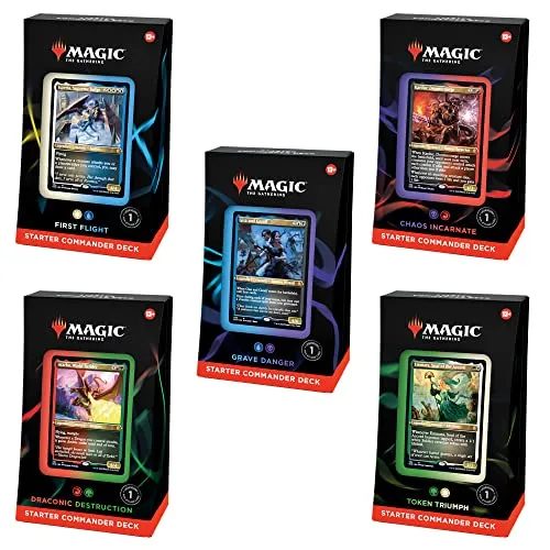 Draconic Destruction Commander Deck 2022 - Magic: The Gathering - TCG OVP Decks & Starter, enthält ein einzigartiges Drachen-Archetyp-Deck für spannende Spiele und strategische Herausforderungen.