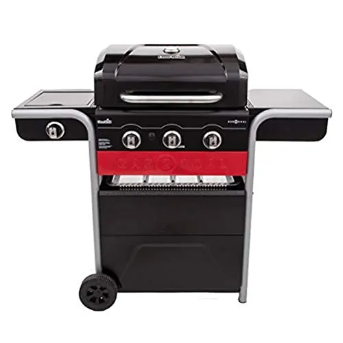 Char-Broil Gasgrill, Kohlegrill Gas2Coal 330 Hybrid Grill, 3 Brenner mit Seitenbrenner