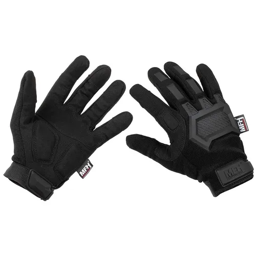 MFH - Max Fuchs Tactical Handschuhe Action schwarz, Größe XXL/11 - Handschuhe für Tactical Einsatz, atmungsaktiv und schnell trocknend, mit umklappbaren Fingern für optimale Flexibilität und Schutz.