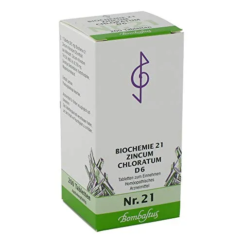 BIOCHEMIE 21 Zincum chloratum D 6 Tabletten 200 St