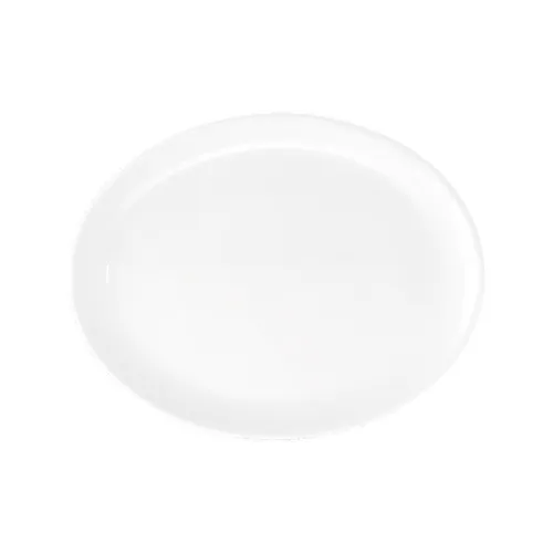 ASA A Table Weiß Ovaler Servierteller 29,5x23,5 cm - Eleganter ovaler Teller aus hochwertigem Bone China, ideal für stilvolle Servierungen und besondere Anlässe.