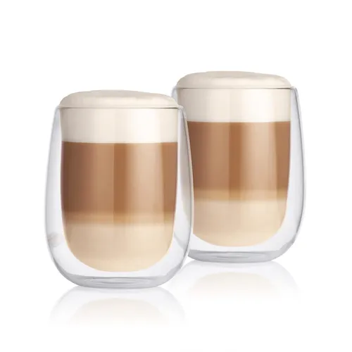 GOURMETmaxx Latte Macchiato Glas Gläser-Set 350 ml 2er-Set - Neu