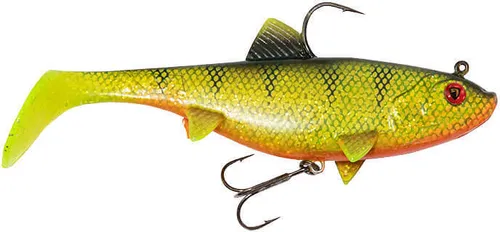 Fox Rage Replicant wobble 7,5cm 10g - 2 Gummifische, Farbe:UV Natural Perch