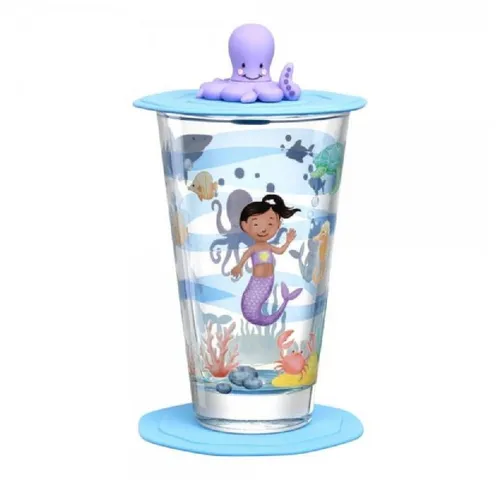 LEONARDO Kindergeschirr-Set Leonardo Kinderglas Bambini Avventura Meer (L) (3-teilig)