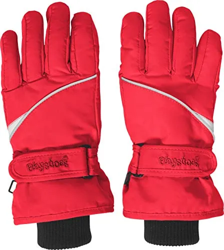 Finger-Handschuh für Mädchen - Wasserdichte Ski-Handschuhe mit Thinsulate-Technologie für warme Hände, verstellbarem Klettverschluss und rutschhemmendem Innenhandbesatz – ideal für Winterabenteuer!