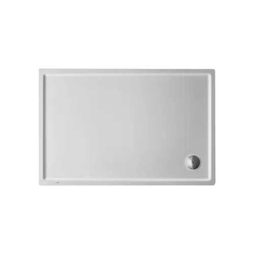 Duravit Starck Slimline Rechteck-Duschwanne 720121, weiß - Hochwertige Duschwanne aus 0,4 cm Sanitäracryl, ohne Schürze, ideal für modernes Baddesign und einfache Reinigung.