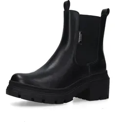 Dockers by Gerli Damen Stiefelette 51KA207 Chelsea Boots Schwarz - Wanderschuhe mit rutschfester Laufsohle und praktischem Innenreißverschluss. Diese stylische Stiefelette vereint Komfort und Trendbewusstsein für jeden Anlass.