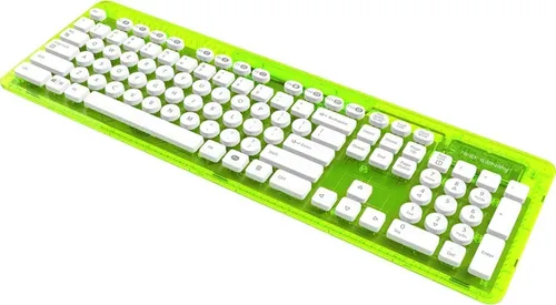 Funk-Tastatur Rock Candy Wireless Tastatur Grün (transparent) (904-005-EU-NGR-D1)