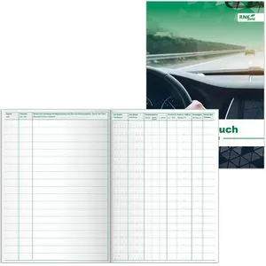 RNK Fahrtenbuch 3120, A5, für PKW, vom Finanzamt anerkannt, 32 Blatt