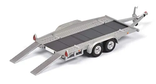 Schuco Autoanhänger, kein Ladegut beinhaltet, Modellauto, Maßstab 1:43, 450376500