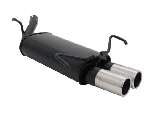 Novus Sportauspuff für Opel Corsa C 2x76mm - Schalldämpfer mit sportlichem Design, sorgt für verbesserten Klang und Leistung für deinen Opel Corsa C.