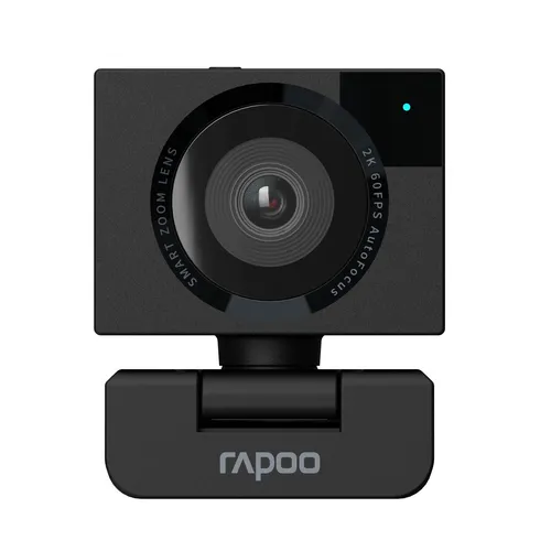 Rapoo XW200 - QHD 2K-Webcam in Schwarz, perfekte Bildqualität für Videokonferenzen und Streaming