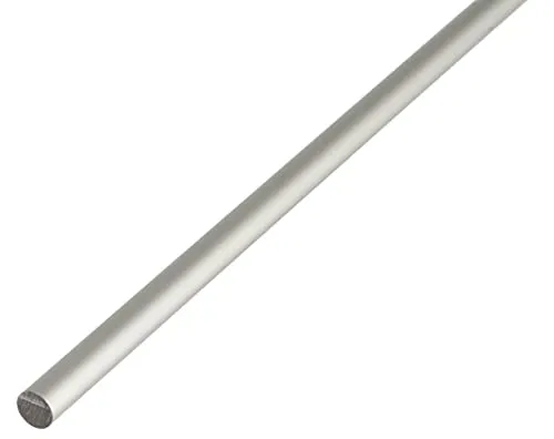 Alberts 498016 Rundstange | Aluminium eloxiert 1000 x 6 mm - Metall- & Legierung-Platten, langlebig und korrosionsbeständig für vielseitige Anwendungen