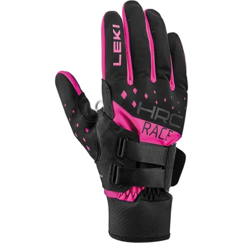 LEKI HRC Race Shark black-neonpink 7.5 in pink von LEKI