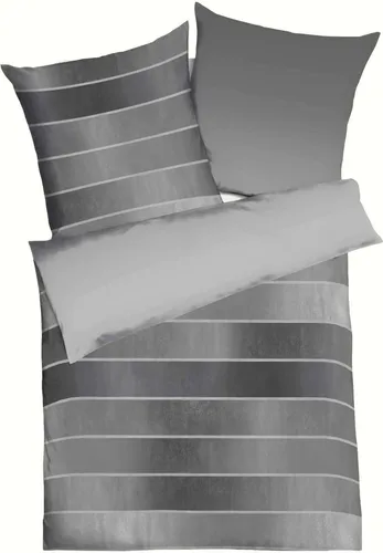 Kaeppel FEINBIBER Bettwäsche mit Reißverschluss in grau von Kaeppel