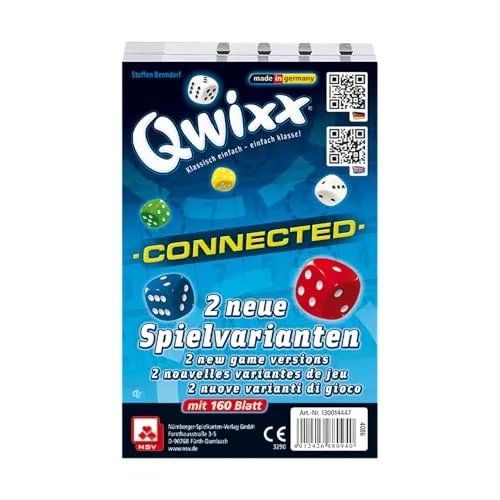 NSV - 4086 - QWIXX - Connected - Zusatzblöcke 2er Set - Würfelspiel