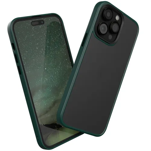 Für Apple iPhone 14 Pro Max Handyhülle Silikon Hülle Schutz Cover Nacht Grün