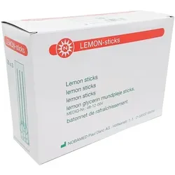 Noba Lemon-Sticks Mundpflegestäbchen 1 Pack à 25 x 3 Stück