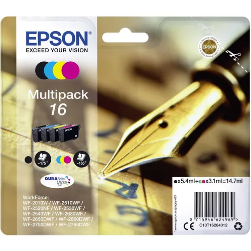 Epson Original Tintenpatrone Set Schwarz/Zyanblau/Magenta/Gelb [8 Stück] - Tintenpatronen für gestochen scharfe Druckergebnisse, ideal für Fotodruck und Dokumente, sorgt für lebendige Farben und hohe Seitenzahlen.