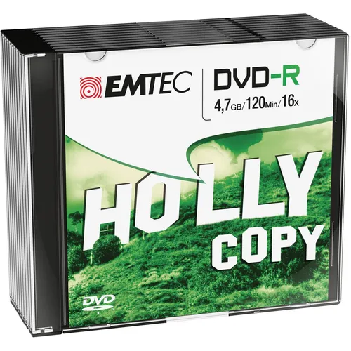 EMTEC DVD-R 4.7 GB 10er Slimcase (ECOVR471016SL)